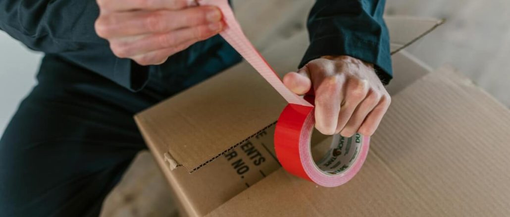 Packtejp för förslutning av emballage